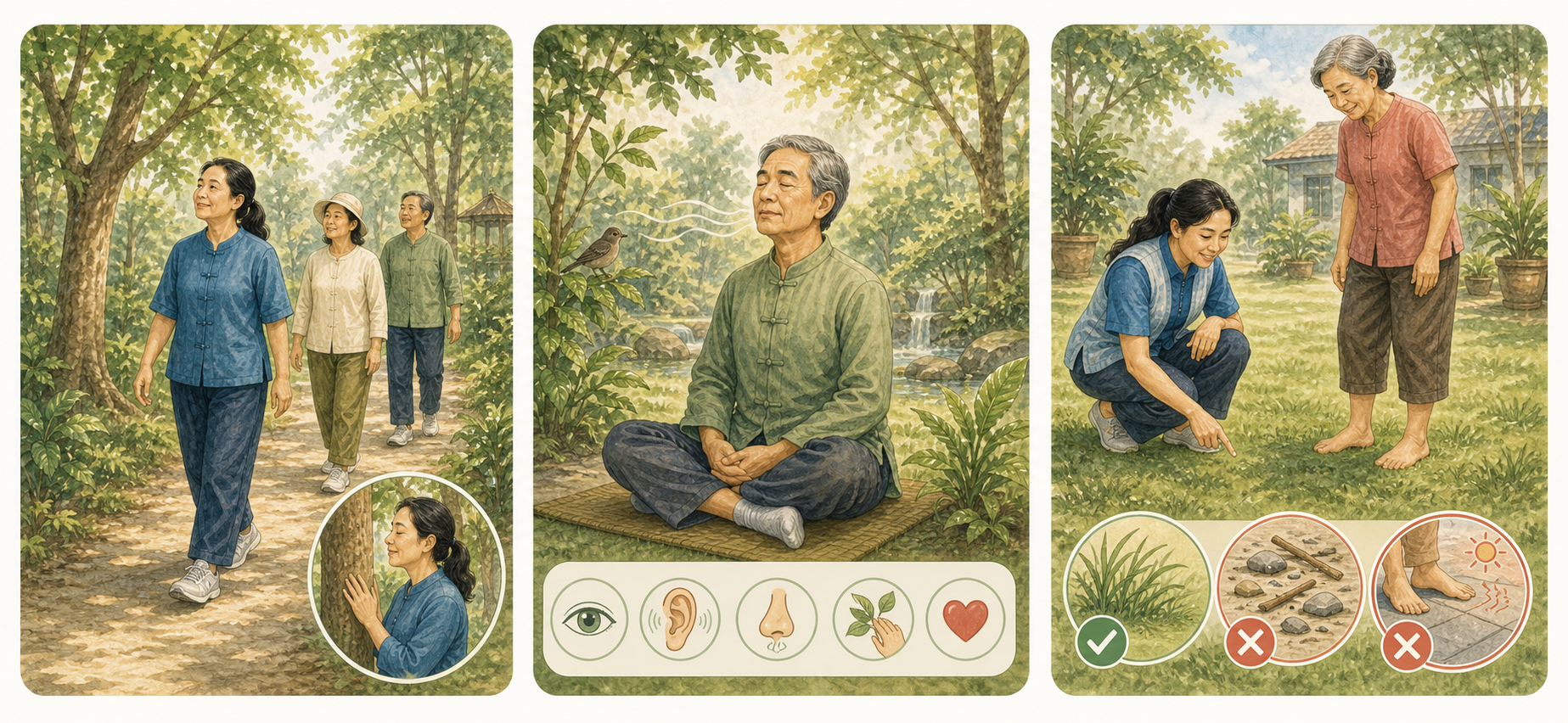 ภาพประกอบคู่มือ อสม. รู้ธาตุ รู้ตัว ดูแลได้