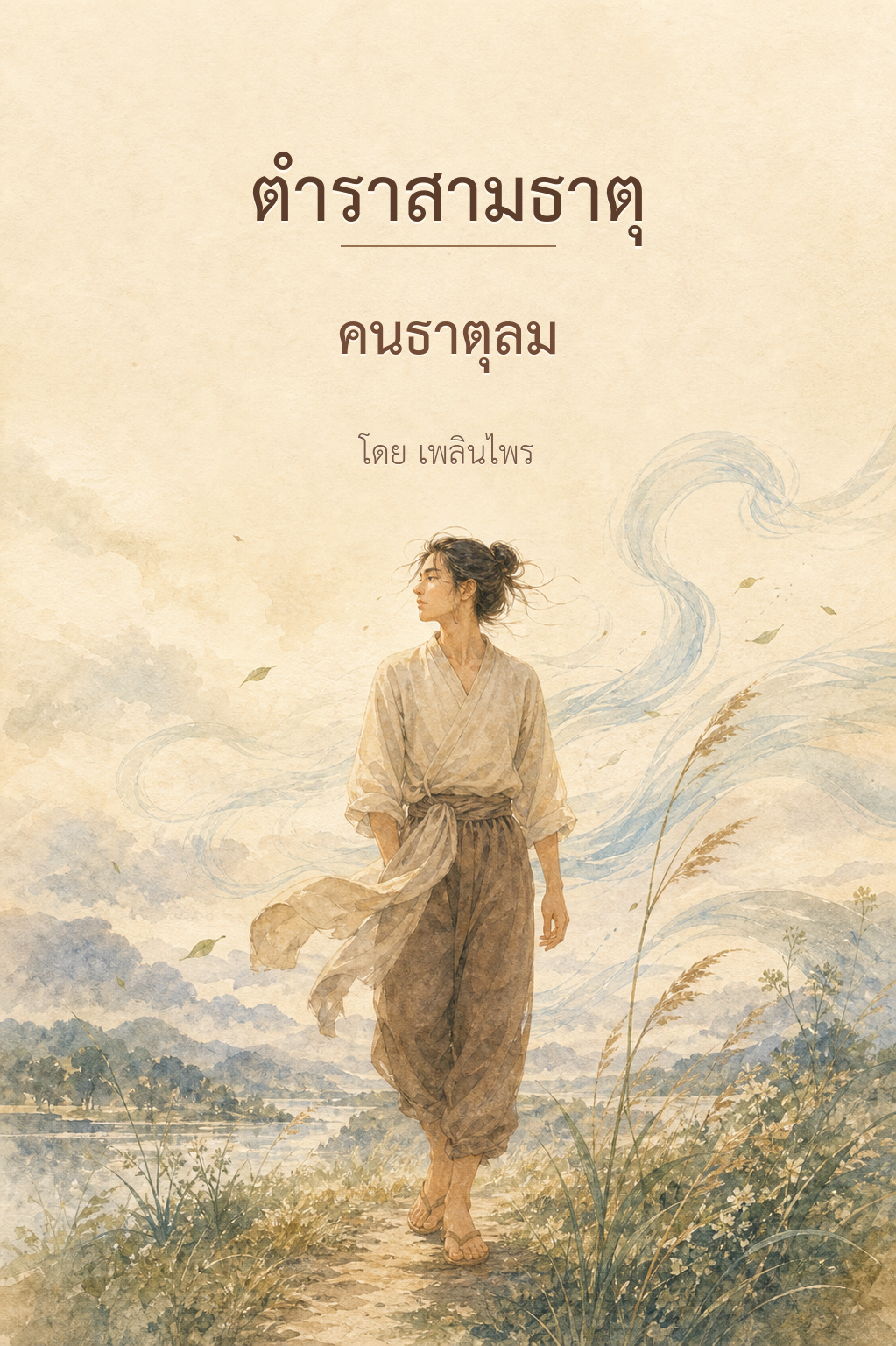 หน้าปกตำรา 3 ธาตุ คนธาตุลม