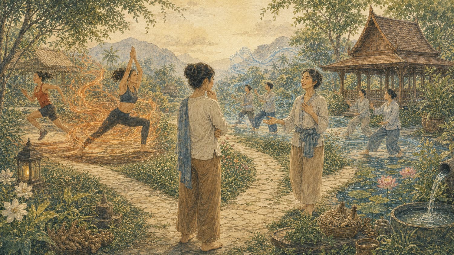 ภาพประกอบบทที่ 1 ทำไมการเคลื่อนไหวต้องตามธาตุ