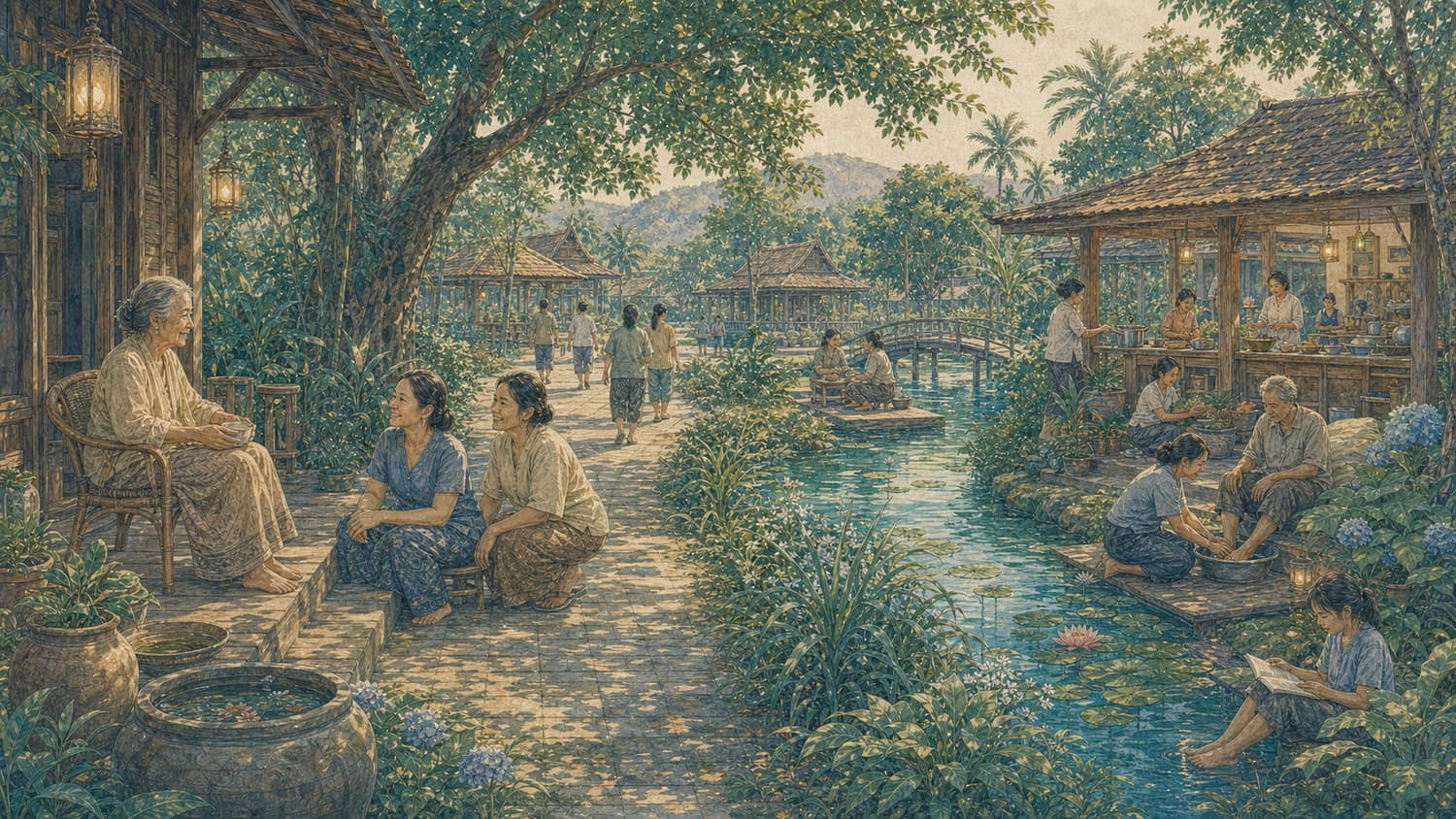 ภาพประกอบบทที่ 15 เมืองที่รองรับคนธาตุน้ำ
