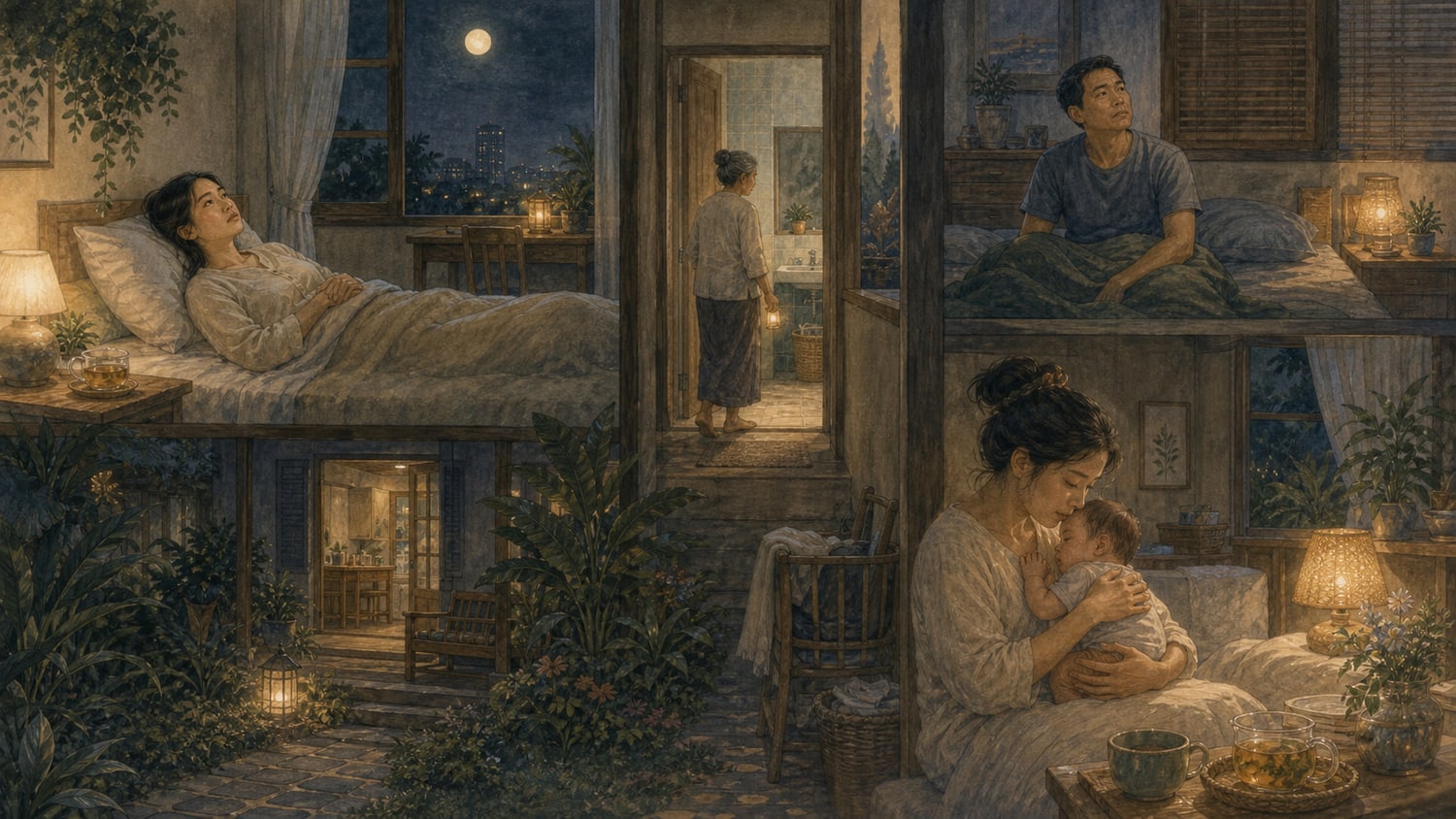 ภาพประกอบบทนำ — เพื่อนของทุกคนที่นอนไม่หลับ