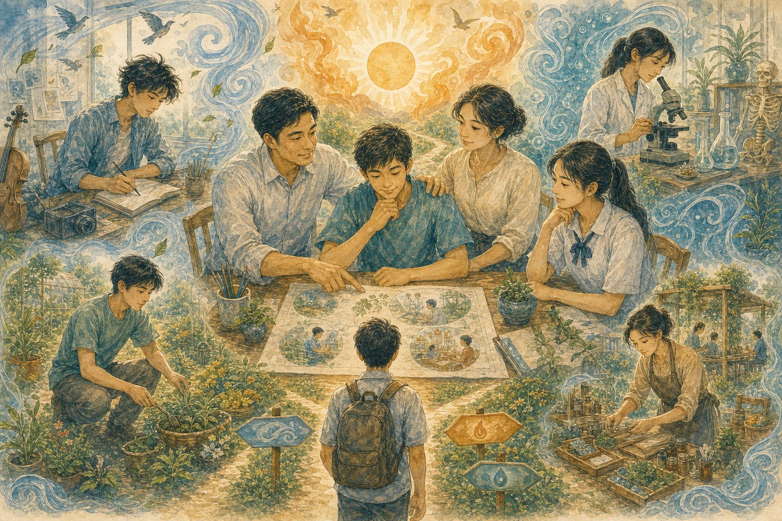 ภาพประกอบบทที่ 14 — แนะนำลูกและคนรุ่นใหม่