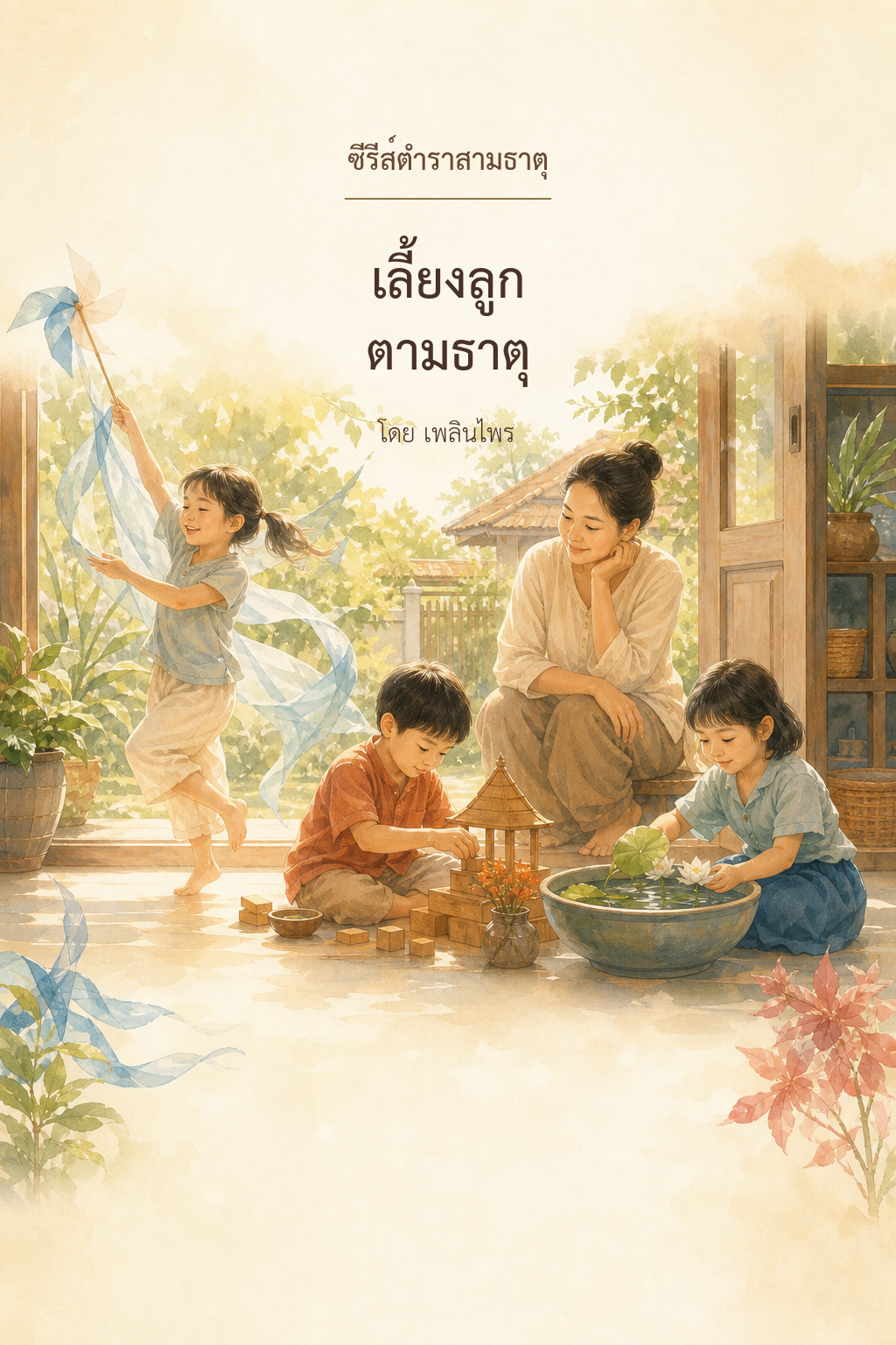 หน้าปกเลี้ยงลูกตามธาตุ โดย เพลินไพร